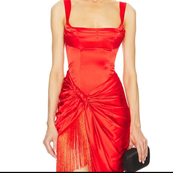 Brand New For Love & Lemons Anisa Asymmetrical Dress - Picture 11 of 16